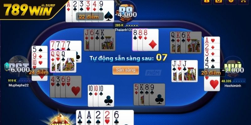 Diễn biến của một ván bài Phỏm 